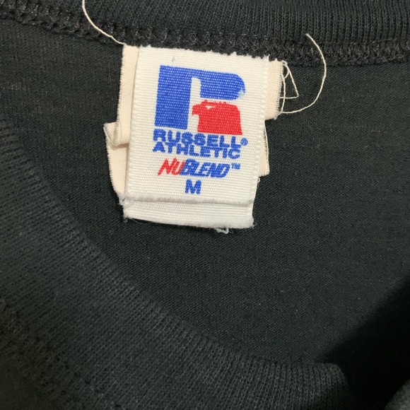 Vintage MLB Pittsburgh Pirates Russell Athletic 90’s Button T-Shirt Size Medium - Picture 3 of 4